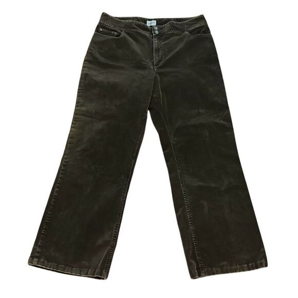 Chico’s chocolate brown corduroy pants size 2, Chicos two - Picture 1 of 3